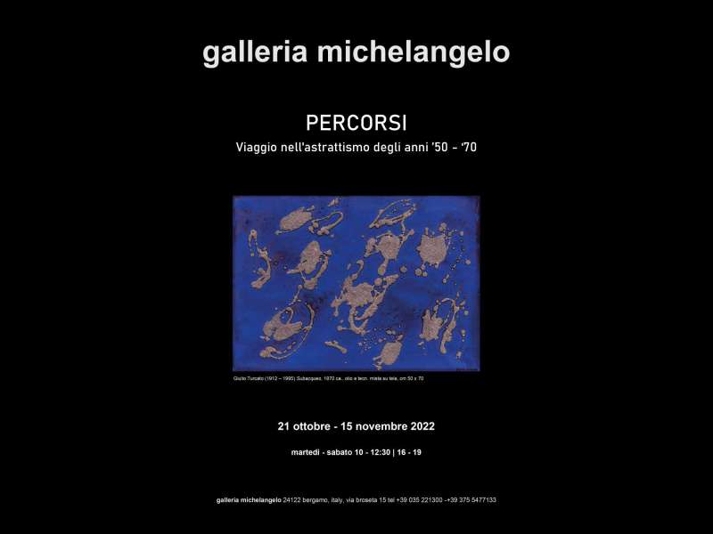 PERCORSI. Viaggio nell'astrattismo degli anni '50-'70