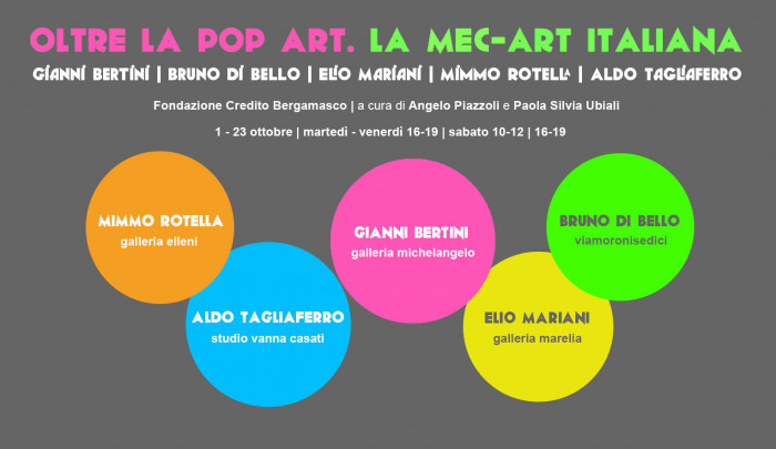 Oltre La Pop Art. La Mec-Art Italiana