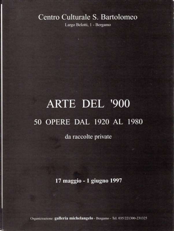 Arte del ‘900 - 50 opere dal 1920 al 1980