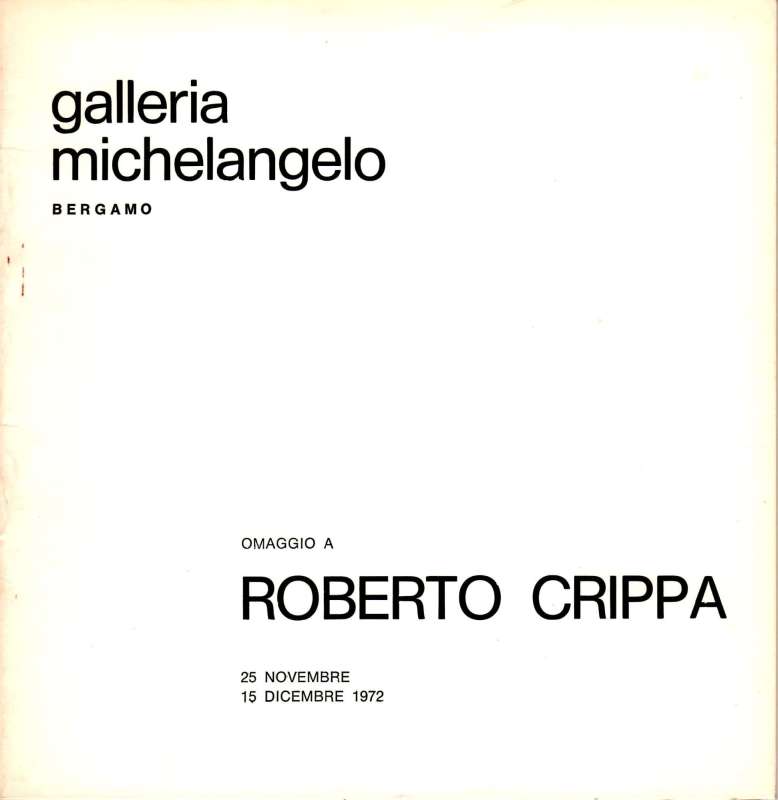Omaggio a Roberto Crippa