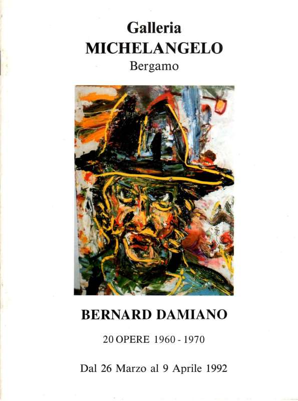 Bernard Damiano, 20 Opere 1960-1970