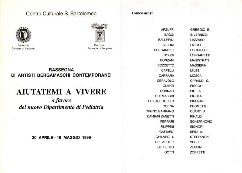 Rassegna di artisti bergamaschi contemporanei