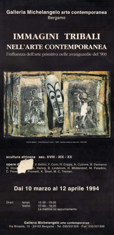 Immagini tribali nell'arte contemporanea -  l'influenza dell'arte primitiva nelle avanguardie del '900