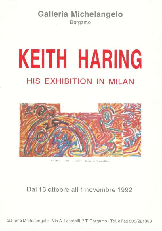 Keith Haring – His exhibition in Milan
