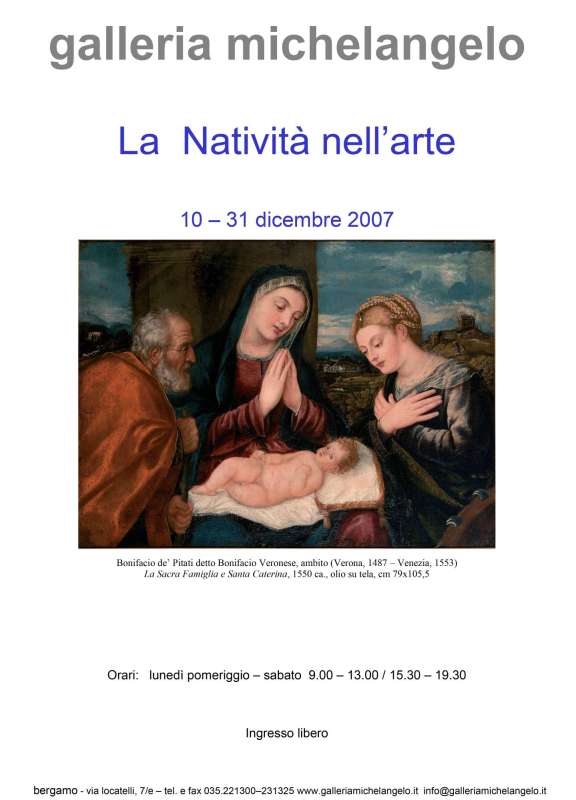 La Nativita’ nell’arte XVI-XVII secolo