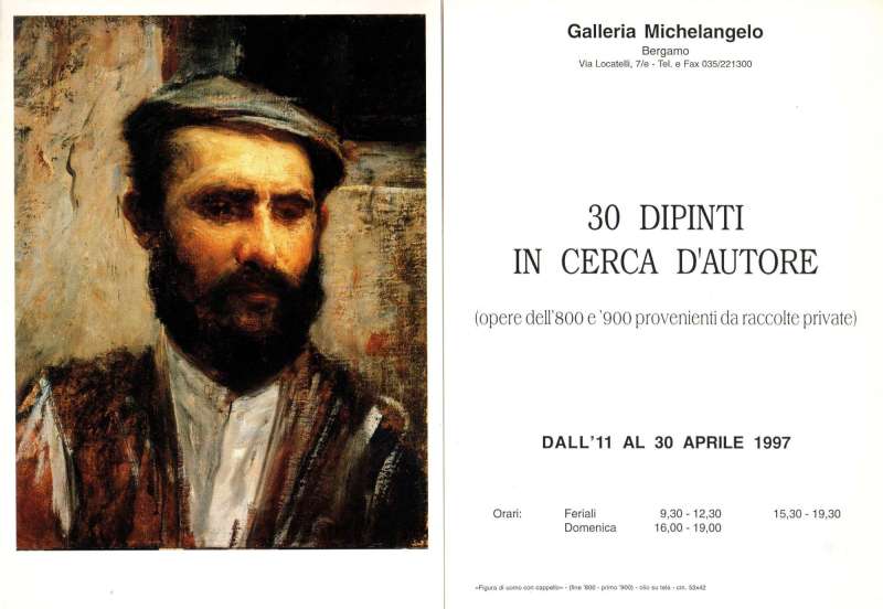 30 dipinti in cerca d'Autore, Opere dell’800 e ‘900