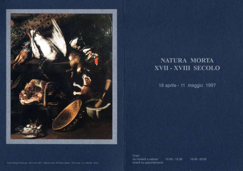 Natura morta, XVII XVIII secolo